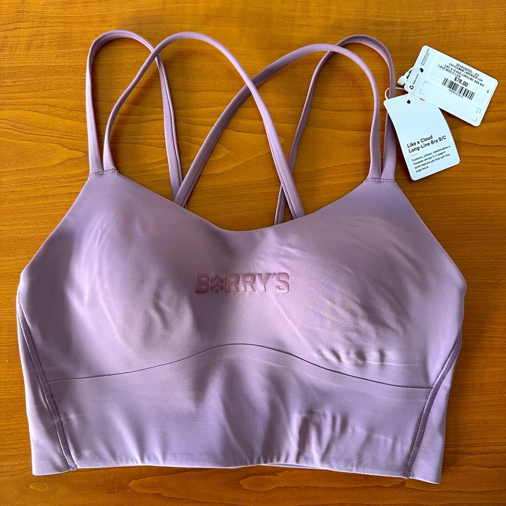 lululemon like a cloud longline bra light support B/C cup